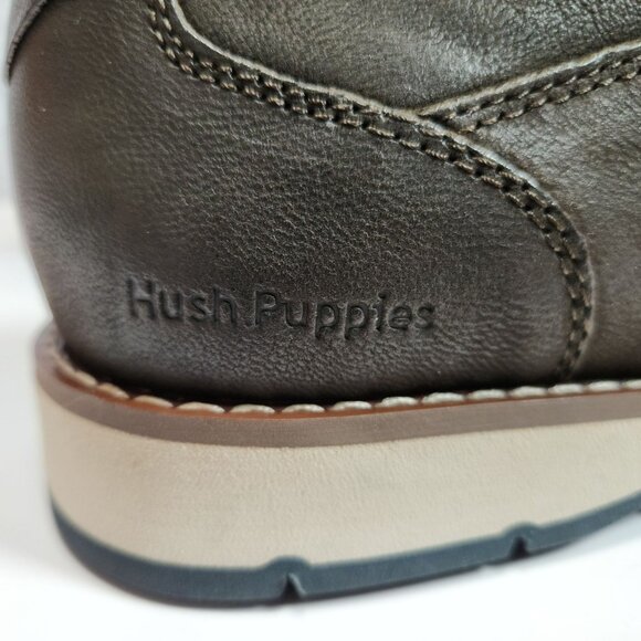 Hush Puppies Titan Leather Lace-Up Casual Shoes Mens Size 9M - Picture 4 of 16